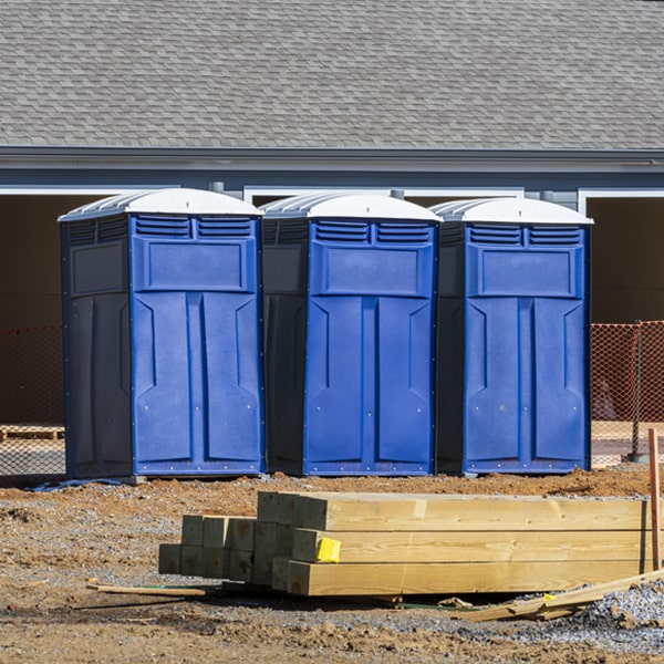 what is the maximum capacity for a single porta potty in Mount Hope West Virginia